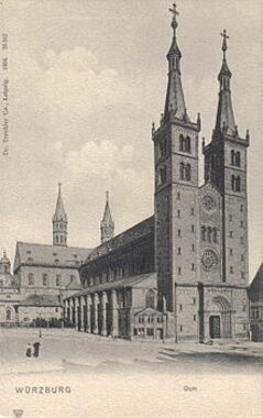 Wuerzburg Dom 1904