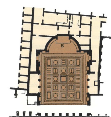 Lararium lib Pompei floorplan