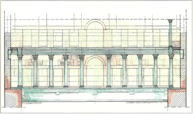 Hadrians lib westwing reconstruction